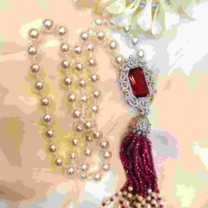 Sotuar Necklace | Red - Green