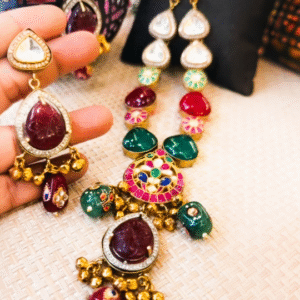 Meenakari Kundan Rani Haar