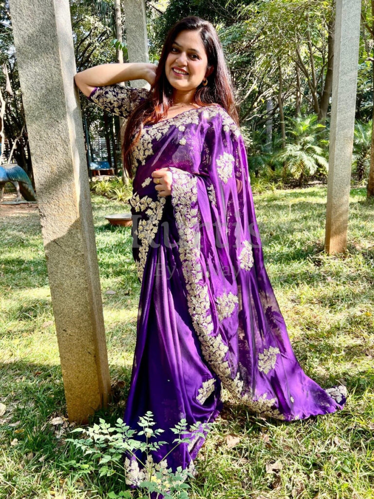 Rangoli Pure silk embroidery saree | By Neelu Vora