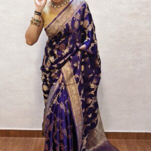 Mashru silk bride saree